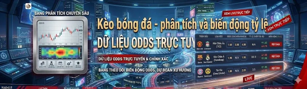 Kèo bóng đá – phân tích và biến động tỷ lệ.
